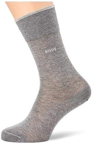 BOSS Męskie skarpety George RS Colors MC Regular Socks, Medium Grey, 41-42, ?rednioszary, 42 EU