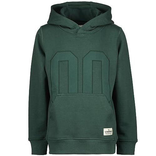 Vingino Bluza chłopięca Nillo Hooded, ciemnozielony, 14 lat