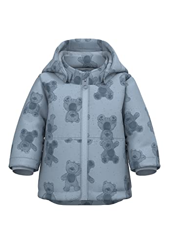 NAME IT NBMMAX kurtka Teddy Jacket, niebieska Fog, 68, Niebieska mg?a, 68