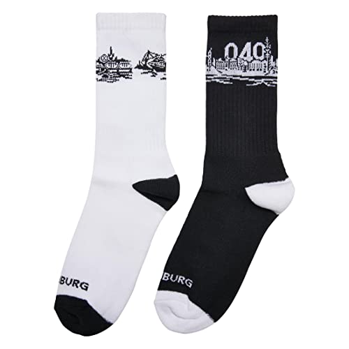 Mister Tee Skarpety unisex, czarny/biały, 39-42 EU