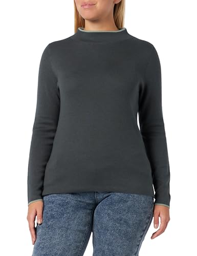 s.Oliver damski sweter z długim rękawem, zielony 38, zielony, 38