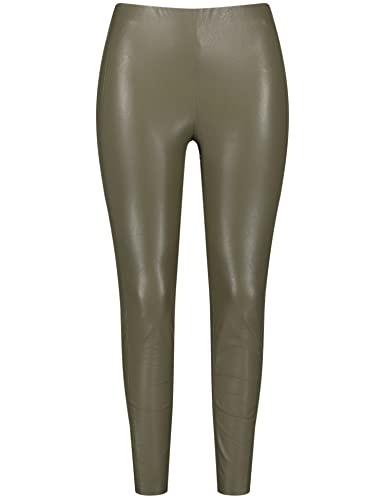 Samoon Damskie spodnie Lucy na czas wolny, zielony (Ivy Green), 48 PL