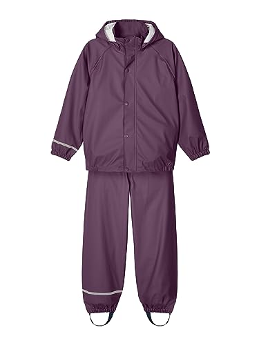 NAME IT Nkndry Rain Set Noos Rain zestaw Chłopcy, Hortensia, 104