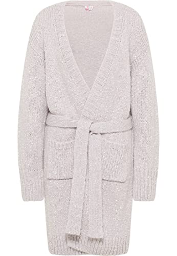 IZIA Kardigan damski 19025298, jasnoszary, XL-XXL