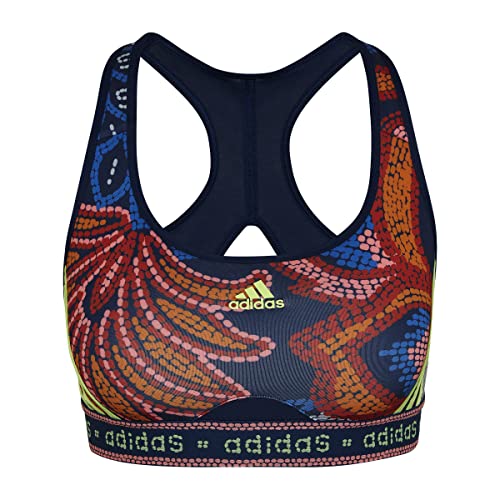 adidas Farm Ms Biustonosz sportowy damski, Wiele kolorów (Azumis/Amalre), S