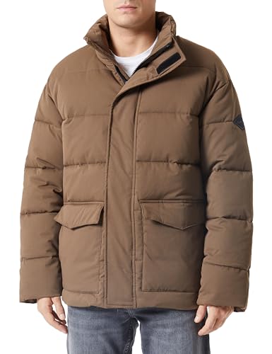 Replay Męska kurtka zimowa comfort fit, 695 Light Mud, M