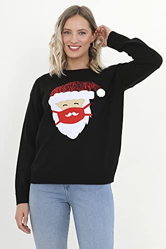 BRAVE SOUL Sweter damski, Czarny, M