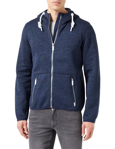 baradello Męska kurtka polarowa Altiplano, granatowy melanż, M