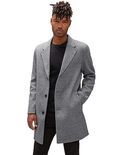 Street One MEN Płaszcz męski D100944, szary asfalt, XXL, asfaltowy popiel, XXL