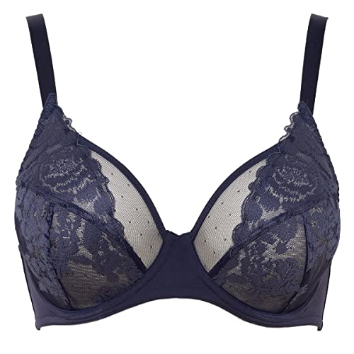 Maison Lejaby Fleur Ikat Biustonosz, Granatowy, 95F Kobiety, granatowy, 80F