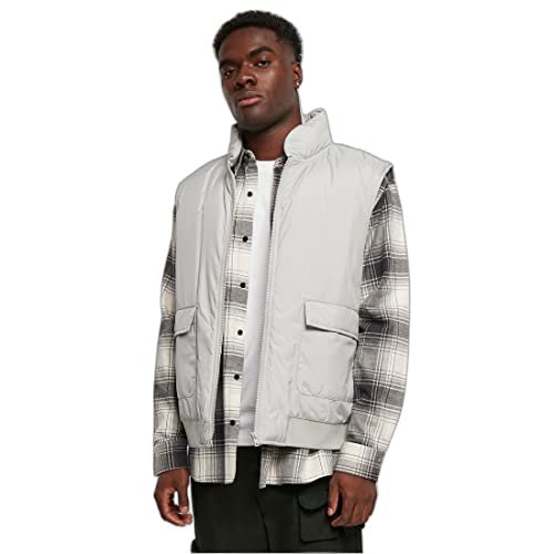 Urban Classics Damska kamizelka Clean Puffer Vest, Lightassphalt, 4XL