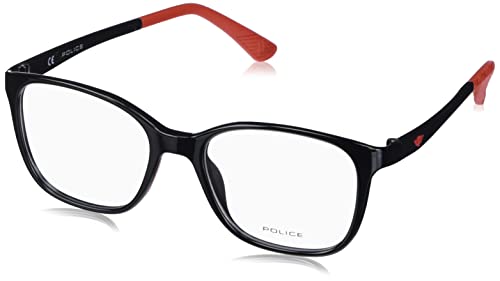 Police Chłopięce VK117 okulary przeciwsłoneczne, Total Shiny Black, 46, Total Shiny Black, 46