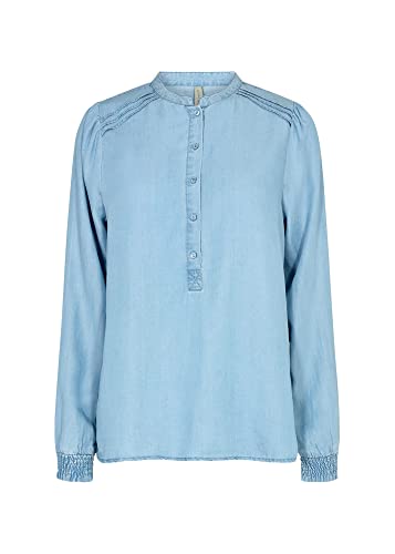 SOYACONCEPT Bluzka damska, jasnoniebieski denim, L
