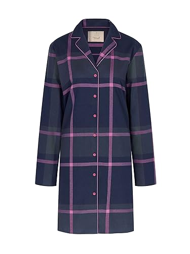 Triumph Damska koszulka Boyfriend Ndw X Checks Night Shirt, Blue - Dark Combination, 36