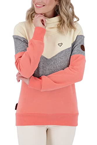 Alife and Kickin damska bluza StanaAK A bluza damska z kapturem bluza z kapturem sweter XS-XXXL, Salmon Melange, Salmon Melange