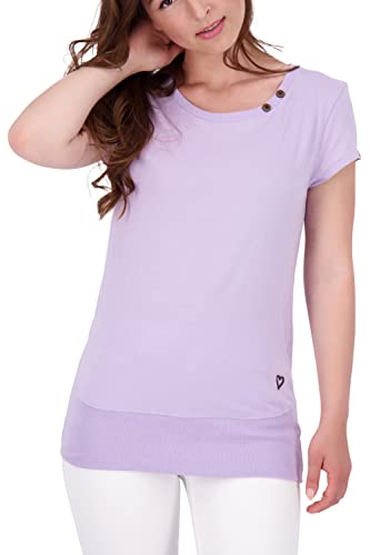 Alife and Kickin CocoAK A T-Shirt damski, Cyfrowy lawendowy melanż, XXL