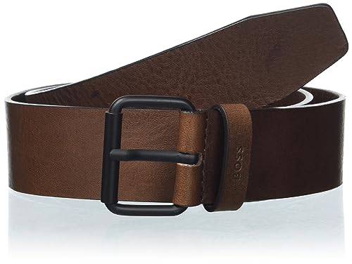BOSS Pasek męski, Dark Brown202, 100