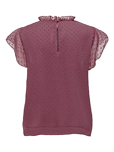 ONLY ONLFLORA CAPLS WVN NOOS Top, Rose Brown, S, Ró?owo-br?zowy, S