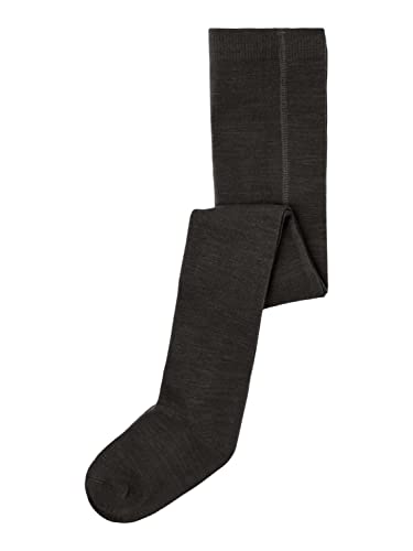 Bestseller A/S NMMWAK Wool Pantyhose SOLID XXIII Rajstopy, czarne, 80-86, czarny, 80-86