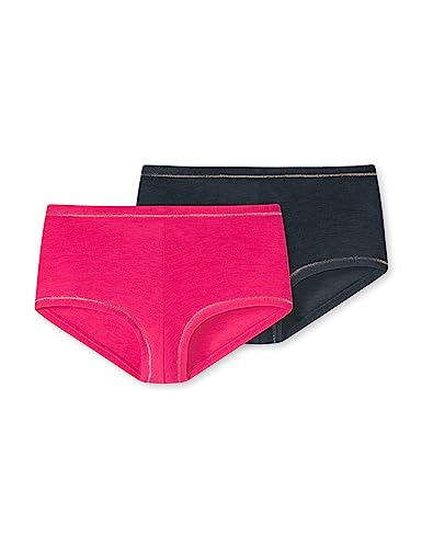 Schiesser Dziewczęce szorty z mikrofibry, 2 sztuki, Wielobarwny 1, 164