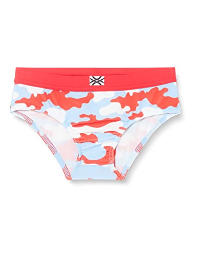 United Colors of Benetton Majtki do pływania dla chłopców, Fantasia Camouflage 73d, XXS