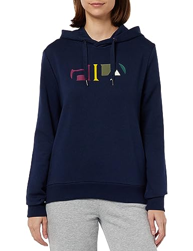 FILA Bornheim damska bluza z kapturem, Black Iris, XL