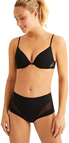Women'secret Biustonosz Push Up, Czarny, 90C