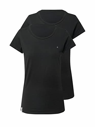 Replay T-shirt damski, 020 czarny/czarny, L