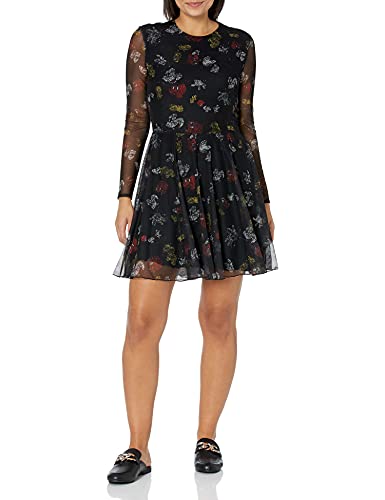 Desigual Damska sukienka na co dzień, czarny, XS