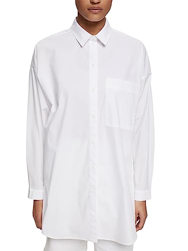 edc by ESPRIT Damska bluzka 992CC1F306, 100/WHITE, M