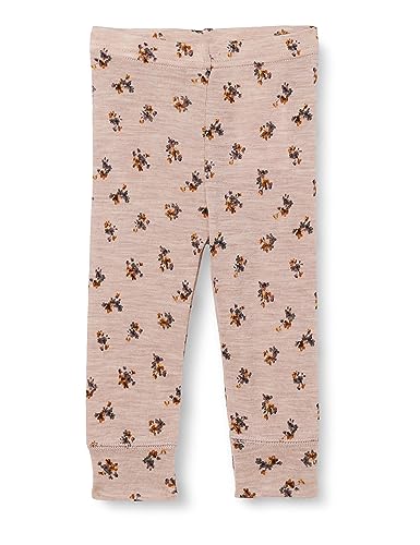 NAME IT NBFWANG Wool Rib AOP XXIII legginsy, Moonbeam/AOP:AOP, 86, Moonbeam/Aop: aop, 68 cm