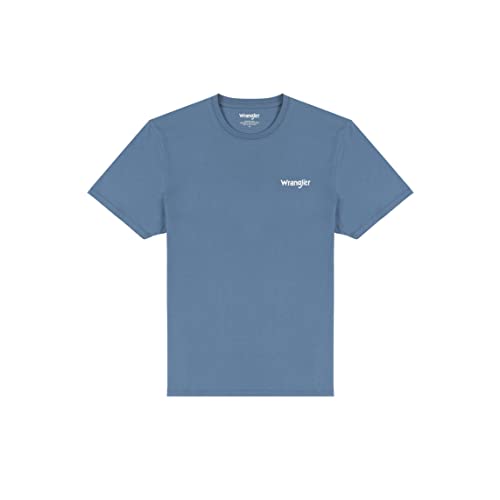 Wrangler T-shirt męski, niebieski, XL