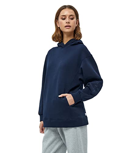 Beyond Now Damska bluza z kapturem GOTS, 5999 Nightshade, S