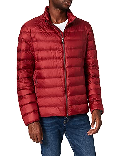Geox M DERECK SHORT JKT Męska kurtka puchowa, Czerwona Dahlia., 44