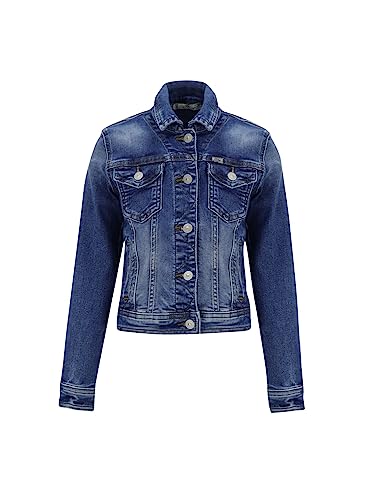 LTB Jeans Dziewczęca Eliza G kurtka dżinsowa, Safe Tiria Undamaged Wash 53673, 134 cm