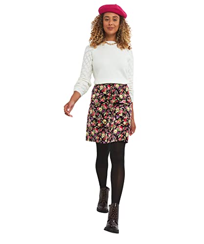 Joe Browns Damska spódnica w kwiaty różane, wielokolorowa, 18, multi, 44