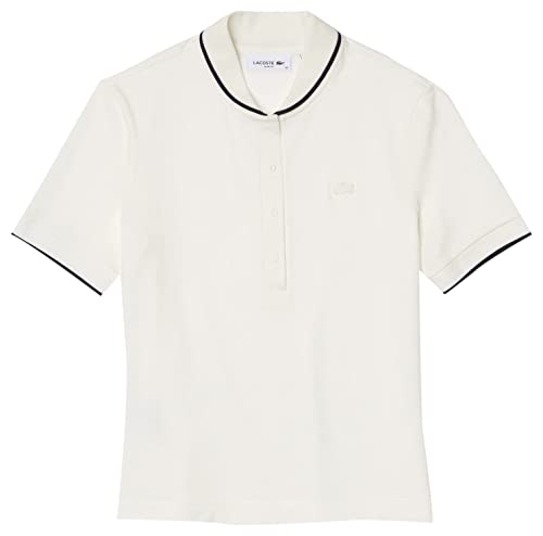 Lacoste Damska koszulka polo PF9203, mąka, 10 (S)