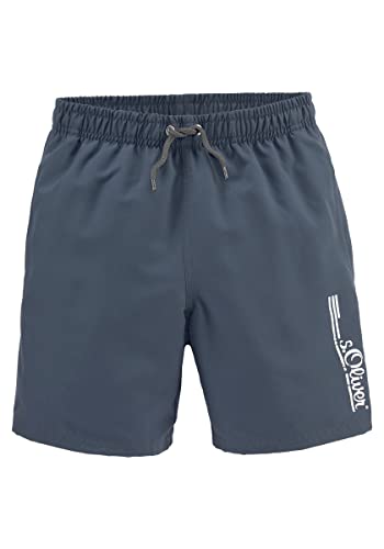 s.Oliver RED LABEL Beachwear LM Chłopcy s.Oliver kąpielówki, ciemnoniebieskie, pasują, granatowy, 110-116