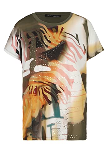 Betty Barclay Sophie 1 t-shirt damski, khaki/żółty, 46, khaki/żółty, 46