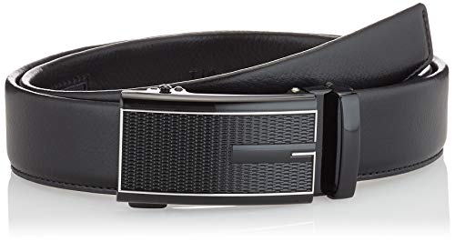 Anthoni Crown Ledergürtel męski pasek, Czarny, 100