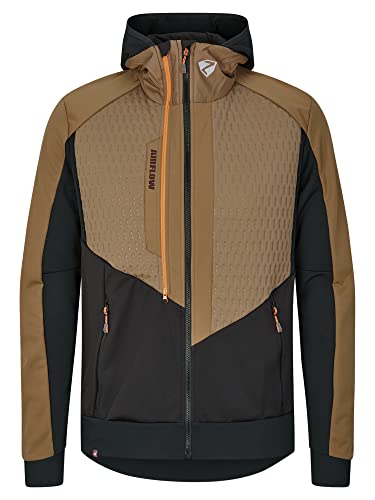Ziener Męska kurtka softshell Nalik / Hybrydowa Skitour | oddychająca, wiatroszczelna, funkcjonalna,