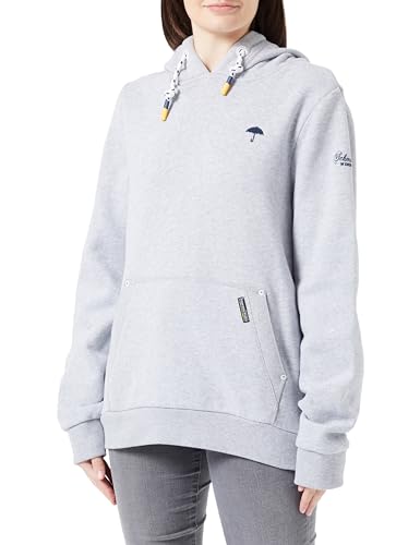 yuka Damska bluza z kapturem 34613747-YU01, jasnoszary melanż, XL, jasnoszary melanż, XL