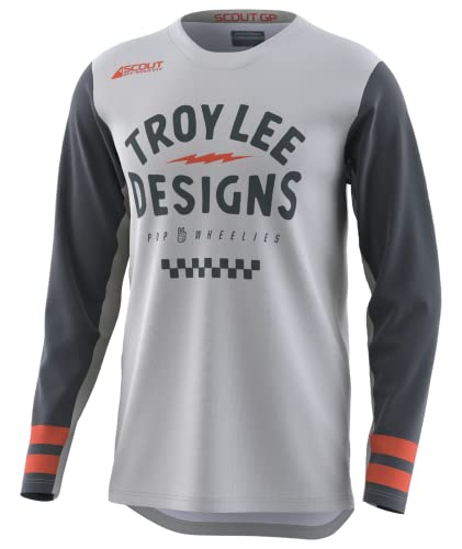 Troy Lee Designs Men's Motocross Jersey, Scrackoral, XXS