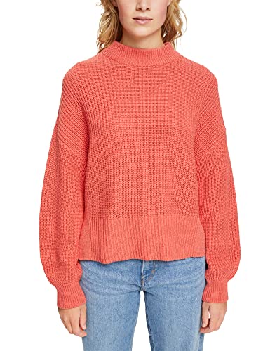 edc by ESPRIT Sweter damski, 645/Coral, L