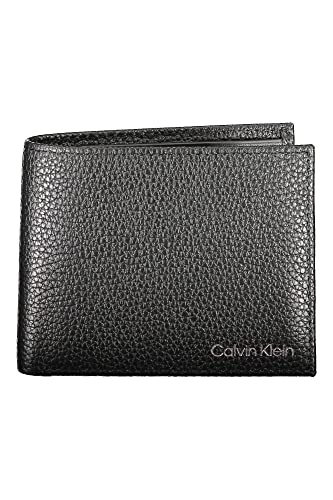 Calvin Klein Męskie ciepłe składane portfele 6CC W/Bill, Ck Black, jeden rozmiar