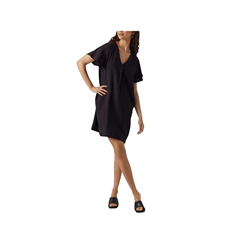 VERO MODA Damska sukienka Vmnatali Nia Ss Short Dress WVN, czarny, XL