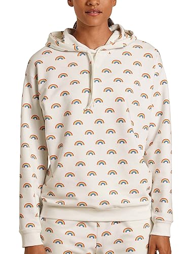 CALIDA Damski sweter is Love, Star White, Standard, Star White, 36-38