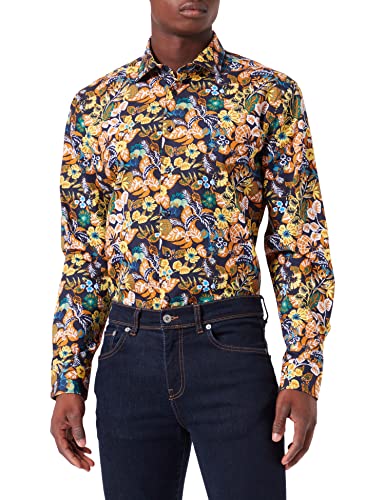 Seidensticker Męska koszula biznesowa, pomarańczowy, 38 PL