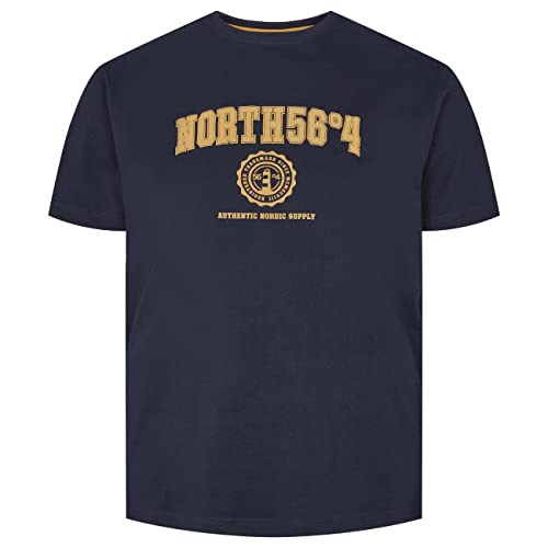 North 56-4/North 56Denim T-shirt męski, granatowy, XL