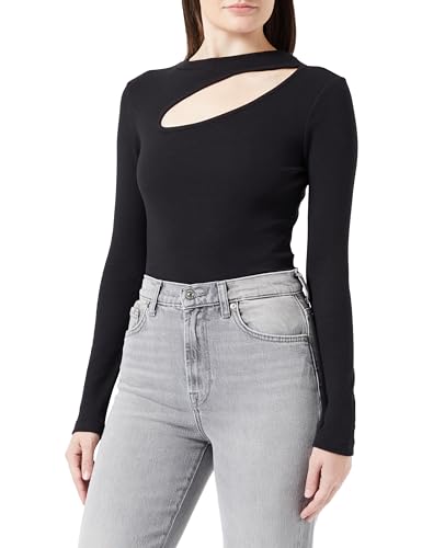 ONLY Onlnussa L/S Top JRS koszulka z długim rękawem, czarny, XL